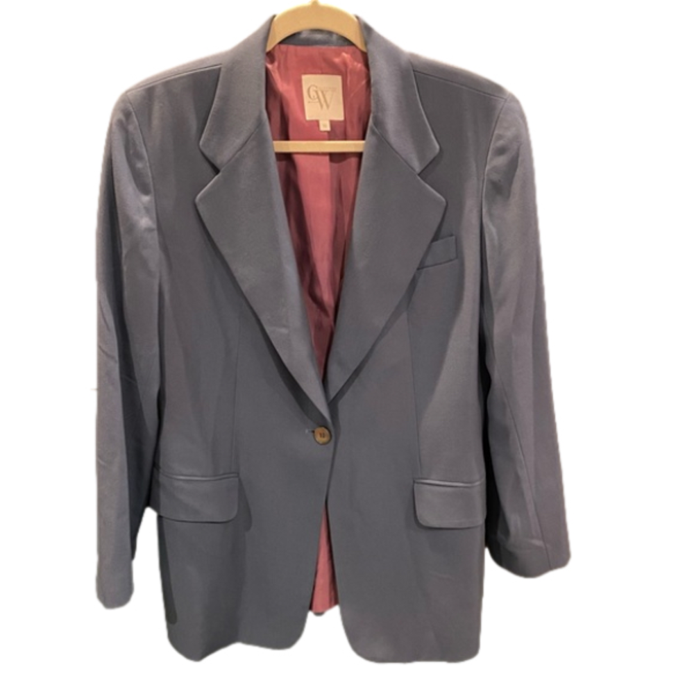 CLIFFORD & Willis 100% wool purple/blue blazer